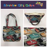 Medium Tote Bag - Vintage Cars